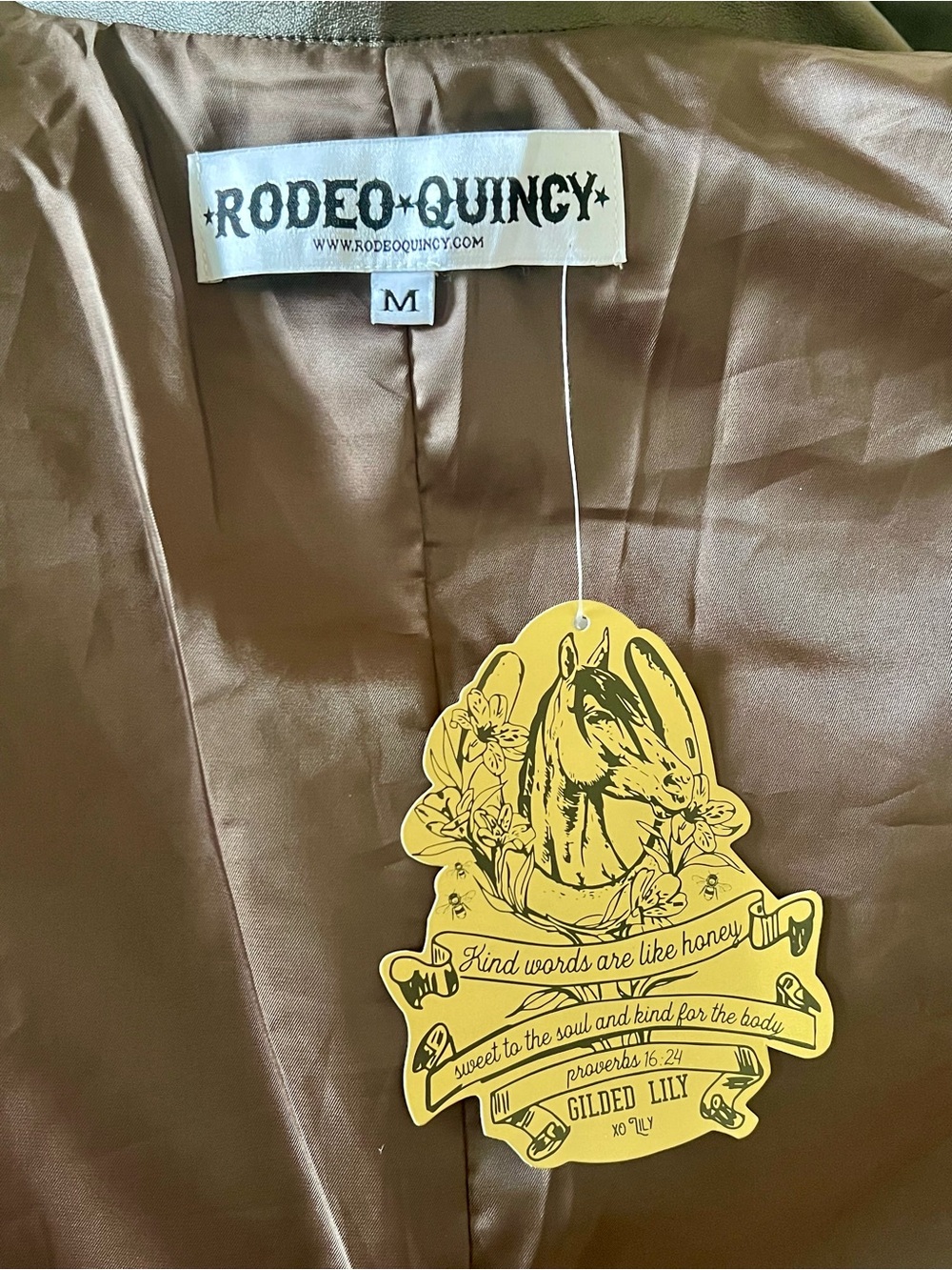 Bella Rosa Jacket - Rodeo Quincy - New with Tags - Picture 10 of 14